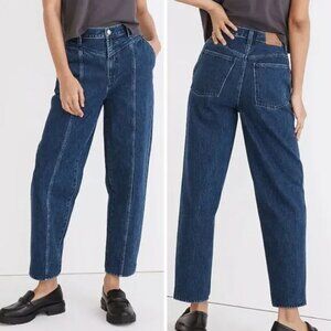 MADEWELL Jeans Womens 26 Blue Balloon High Rise‎ Tapered Leg 100% Cotton Denim